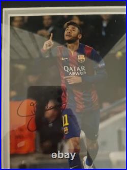 Authentic Hand Signed Neymar Jr 2015 Barcalona Photo