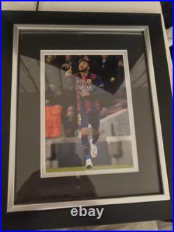 Authentic Hand Signed Neymar Jr 2015 Barcalona Photo