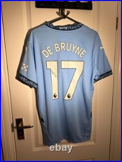Authentic Signed Kevin de Bruyne Shirt with COA Manchester City