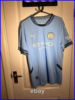 Authentic Signed Kevin de Bruyne Shirt with COA Manchester City