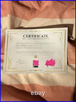 Authentic Signed Kevin de Bruyne Shirt with COA Manchester City