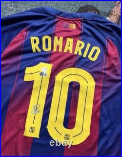 Autographed Romario Nike Barcelona Jersey Fanatics Certified