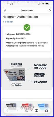 Autographed Romario Nike Barcelona Jersey Fanatics Certified