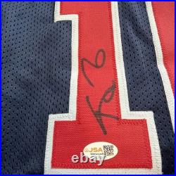 Autographed/Signed Kevin Garnett Minnesota Celtics USA Basketball Jersey JSA COA