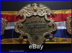 Autographed/Signed MIKE TYSON The Ring Boxing Replica Championship Belt PSA/DNA