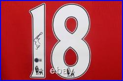 Autographed/Signed Paul Scholes Manchester United Nike Jersey Beckett COA