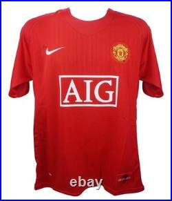 Autographed/Signed Paul Scholes Manchester United Nike Jersey Beckett COA