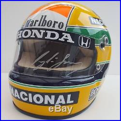 Ayrton Senna 1/1 SIGNED 1988 F1 helmet helm casque + Certificate of Authenticity
