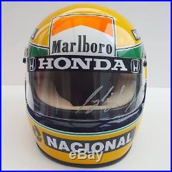 Ayrton Senna 1/1 SIGNED 1988 F1 helmet helm casque + Certificate of Authenticity