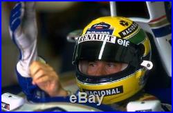 Ayrton Senna 1/1 SIGNED BELL M3 Race Visor. Helmet, Helm, Casque, + COA