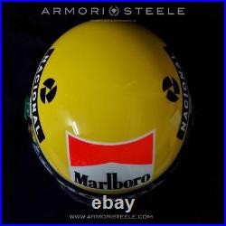 Ayrton Senna Signed Helmet 1991 Autographed Visor Tribute Shoei Grv-4
