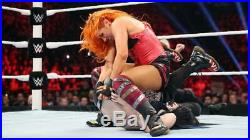 BECKY LYNCH vs. Paige WWE Signed Autographed RAW Ring Worn Gear Photo Proof