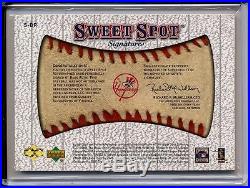 Babe Ruth 2001 Sweet Spot Signatures Classic Signed! Cut Autograph 1/1 Auto