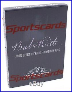 Babe Ruth Authentic/Signed Handwriting! Sportscards Factory Sealed Box! RARE