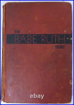 Babe Ruth Autographed Signed The Babe Ruth Story Book Yankees Beckett AA00355