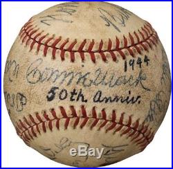 Babe Ruth Honus Wagner Multi HOF Signed Baseball PSA / DNA JSA NM MT MINT + Auto