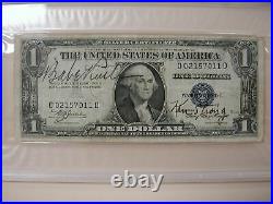 Babe Ruth PSA 8.5 signed 1935 Silver Certificate with NY Football great Ken S