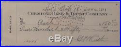 Babe Ruth Psa/dna Certified Signed Original 1940 Bank Check Autograph Certified