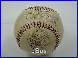 Babe Ruth Psa/dna Certified Single Signed Baseball Autographed Authentic Rare