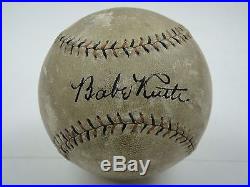 Babe Ruth Single Signed Baseball Jsa Certified Authentic Autographed Mint Auto
