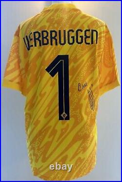 Bart verbruggen Hand Signed shirt Netherlands Euros Shirt