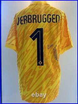 Bart verbruggen Hand Signed shirt Netherlands Euros Shirt