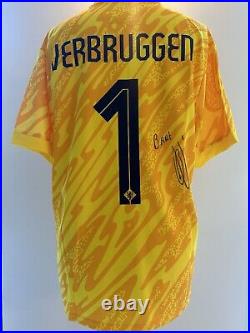 Bart verbruggen Hand Signed shirt Netherlands Euros Shirt