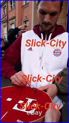 Bayern Munich 16/17 Team Hand Signed Current Shirt Autogramm See Exact Proof