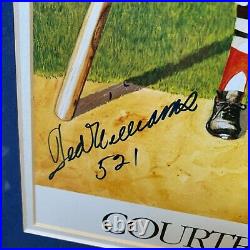Beautiful 500 Home Run Club Signed Photo With HR Totals Mickey Mantle JSA COA