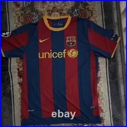 Beckett Witnessed FCB HOME SHIRT LEO MESSI 10 Original