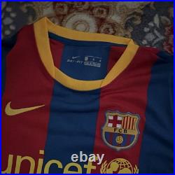 Beckett Witnessed FCB HOME SHIRT LEO MESSI 10 Original