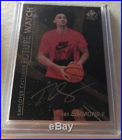Ben Simmons 2016-17 UD Sp Authentic Future Watch Gold Auto Rc Sixers signed uda