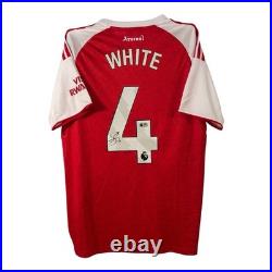 Ben White signed shirt PROOF ACG AUTHENTICATION JERSEY COA ARSENAL 25/26 Saliba