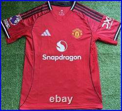 Benjamin Sesko Signed Manchester United 25/26 Shirt with EXACT VIDEO PROOF & COA