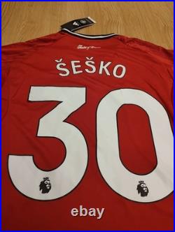 Benjamin Sesko Signed Shirt With Exact Video Proof
