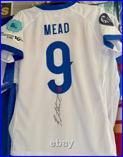 Beth Mead Signed England Euro 2025 final Home Shirt BNWT + COA