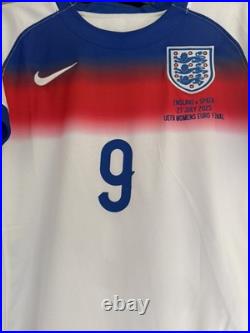 Beth Mead Signed England Euro 2025 final Home Shirt BNWT + COA