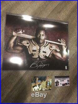 Bo Jackson Autograph Signed bo Knows 16x20 Photo Bo's Player Holo Coa NFL Mlb