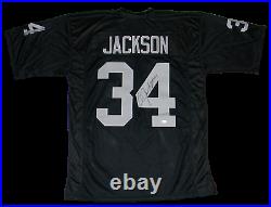 Bo Jackson Signed Autographed Oakland Raiders #34 Black Jersey Beckett