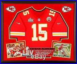 Brady, Mahomes ect. Custom Frame your Nike, signed autographed jersey Deluxe NFL