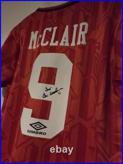 Brain Mcclair Signed Manchester United Shirt