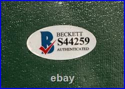 Brazil Pele Signed Soccer CUSTOM Jersey Autographed Beckett BAS COA