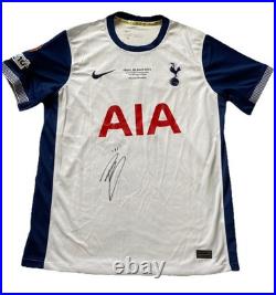 Brennan Johnson Hand Signed Tottenham 2025 Europa League Final Shirt + COA