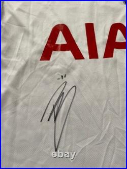 Brennan Johnson Hand Signed Tottenham 2025 Europa League Final Shirt + COA