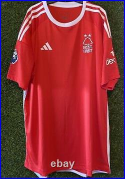 Brennan Johnson Signed Nottingham Forest Shirt Comes With a COA
