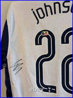 Brennan Johnson Signed Shirt PROOF ACG Authentication JERSEY SPURS TOTTENHAM