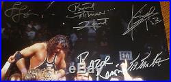 Bret Hart Razor Ramon Lex Luger 123 Kid Bob Holly Signed 16x20 Photo PSA/DNA COA