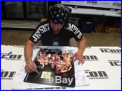 Bret Hart Razor Ramon Lex Luger 123 Kid Bob Holly Signed 16x20 Photo PSA/DNA COA