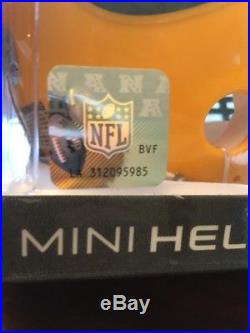 Brett Favre Autograph Signed Auto Mini Helmet Favre Coa NFL Hof And Inscribed