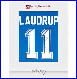 Brian Laudrup Signed Rangers Shirt 2020-2021, Champions 55, Number 11 Gift B